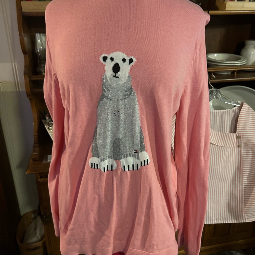 Tommy Hilfiger Pink Knit Sweater